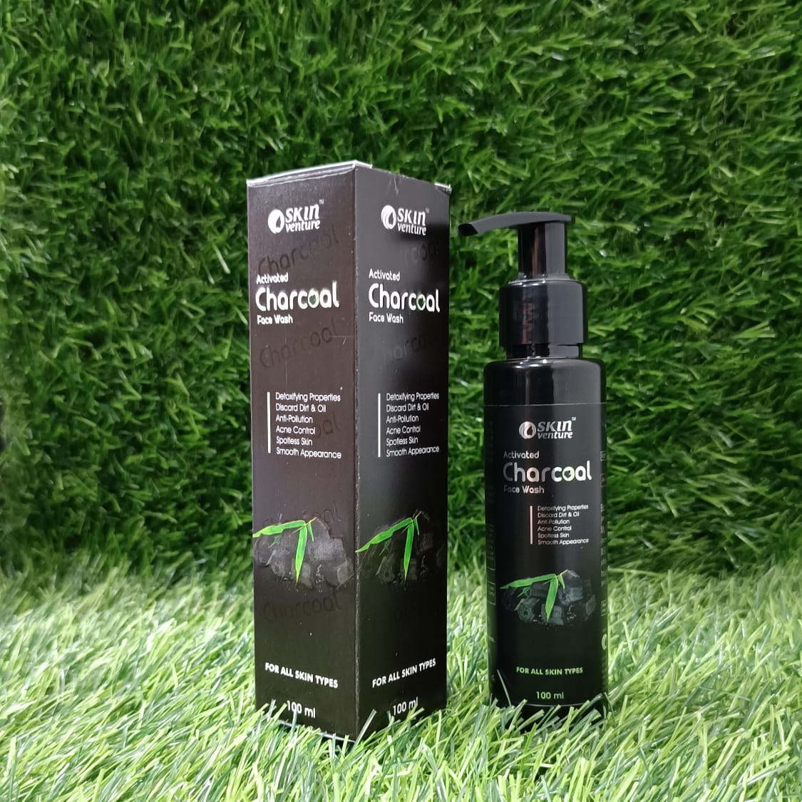 SKIN VENTURE ACTIVATED CHARCOAL FACE WASH Skin Venture