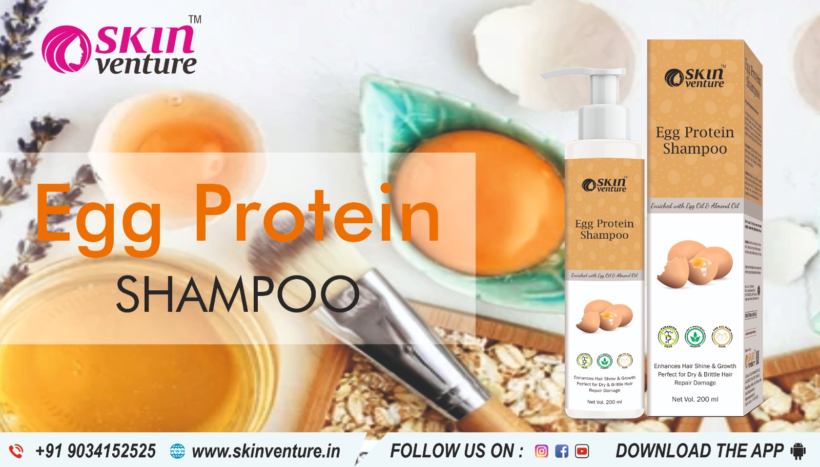 Cosmetics PCD Franchise for Egg Protein Shampoo