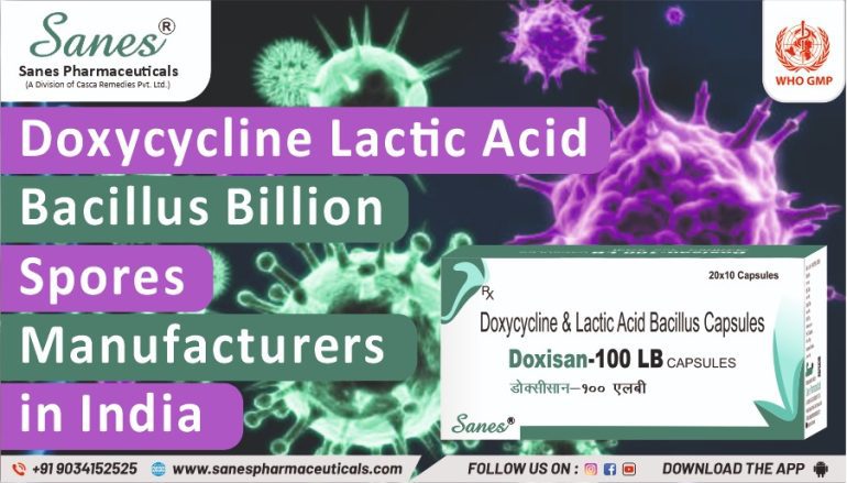 Doxycycline Lactic Acid Bacillus 5 billion Spores manufacturers